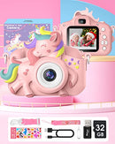 Kids Camera for 3-8 Years Old Toddlers Childrens Boys Girls Unicorn Selfie Camera 20.0