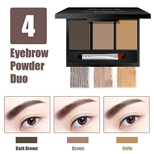 All in One Makeup Kit,12 Colors Naked Eyeshadow Palette, 5Pcs Makeup Brushes etc.