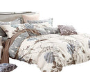 Silhouette Reversible Floral Print 3-Piece 100% Cotton Bedding Set