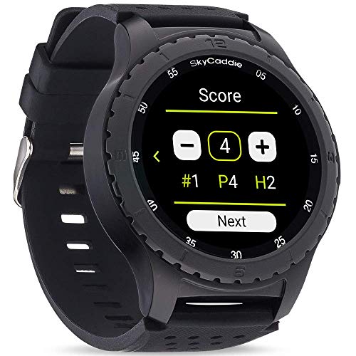 GPS Golf Watch with Touchscreen Display and HD Color CourseView Maps, Blac