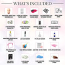 Eyelash Extension Kit: Mannequin Head Training For Beginners Esthetician Supplies