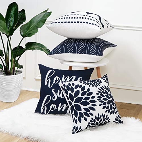 Modern Decorative Throw Pillow Covers Home Sweet Home Cushion Covers Set