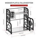 Spice Rack Organizer for Countertop, DUSASA 2-Tier Seasoning Organizer