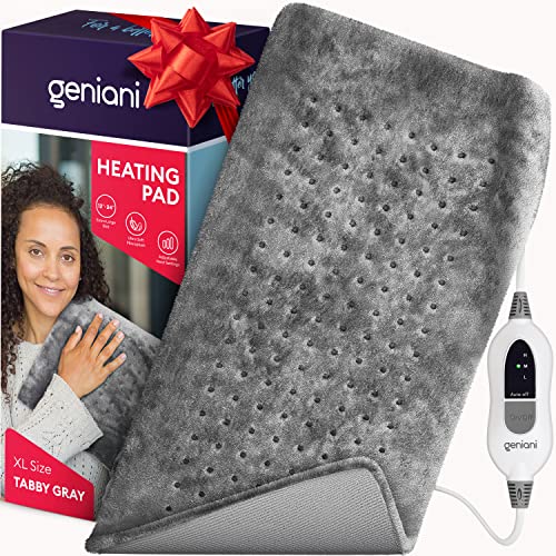 Heating Pad for Back Pain & Cramps Relief, FSA HSA Eligible, Auto Shut Off, Machine