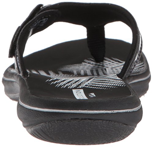 Women's Breeze Sea Flip-Flop, Black Synthetic Patent