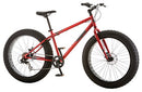 Mens All-Terrain Fat Tire Mountain Bike, 7 Speed Drivetrain, 26-inch Wheels