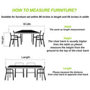 Patio Furniture Covers,100%Waterproof Rectangular Patio Table