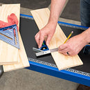 Square and Combination Square Tool Set, 7 IN. Aluminum Alloy Square Ruler Combo