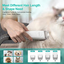 Pro Pet Grooming Kit & Vacuum Suction 99% Pet Hair, Professional Grooming Clippers
