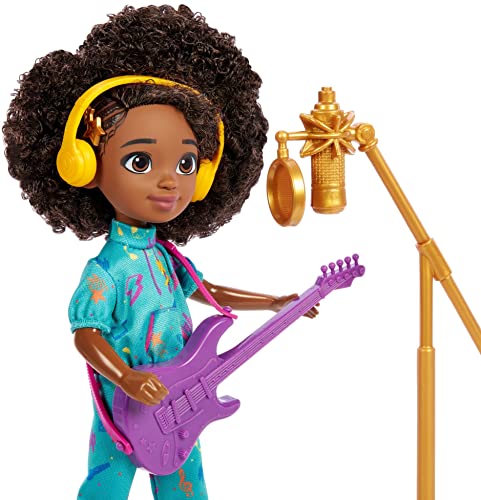 Karma’s World Making Rhymes Recording Studio 13-Piece Playset with Karma Doll (8.7-in)