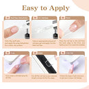 4 in 1 Nail Glue Gel and Nail Prep Dehydrate Gel Nail Kit Easy Nail Extension Gel Set