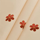 Decorative Red Floral Print Lace Water Resistant Tablecloth Wrinkle Free and Stain