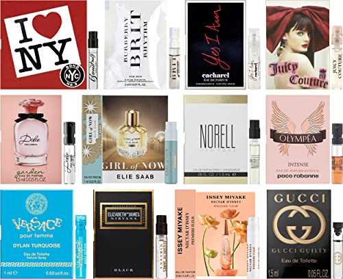 12 Piece Designer Fragrance Samples for Women