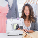 Mini Sewing Machine Portable Household Electric Small Crafting Mending Sewing Machines with Foot Pedal