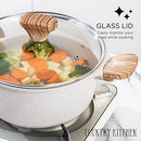 Nonstick Cookware Sets - 8 Piece High Quality Nonstick Cast Aluminum Pots and Pans