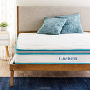 8 Inch Memory Foam and Innerspring Hybrid Medium-Firm Mattress-Twin Mattress
