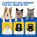 Dog Nail Grinder, Upgraded Cat Dog Nail Trimmers Super Quiet Dog Nail Clipper