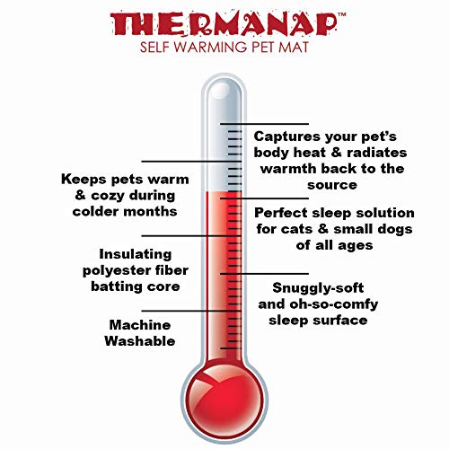 Pet Bed for Dogs and Cats -Warming Thermal Cushion Bed Pad for Crates or Kennels,