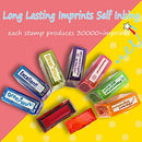 Teacher Stamps for Grading Classroom，Parent Signature Self-Inking Teacher Stamp Set