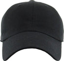 Classic Cotton Dad Hat Adjustable Plain Cap. Polo Style Low Profile Adjustable