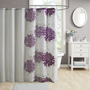 Bathroom Shower Curtain Floral Printed Cute Chic Microfiber Fabric Bath Curtains