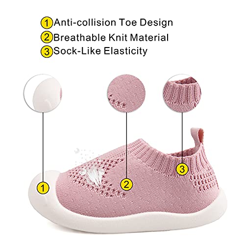 Baby First-Walking Shoes 1-4 Years Kid Shoes Trainers Toddler Infant Boys Girls Soft Sole Non Slip