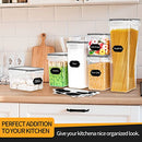 25 Pack Airtight Food Storage Containers Set,  Kitchen Storage Containers - Labels,