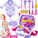 Doctor Kit for Kids with Carry Case, Doctor Halloween Costume for Kids