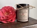 Personalized | Handcrafted Soy Candle | 4oz or 9oz Amber & Clear Jars