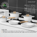 Cookware Set Non-Stick Scratch Resistant 100% PFOA Free Induction Aluminum Pots