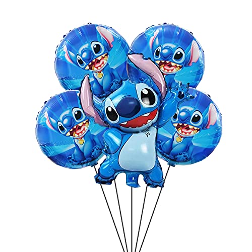 5Pc Lilo and Stitch Balloons, Lilo and Stitch Party Decoration