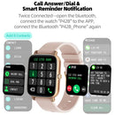 Smart Watch Answer/Make Calls, Fitness Watch with AI Control Call/Text, Android Smart