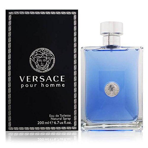 Versace Pour Homme Eau de Toilette Spray for Men, 200 ml, 6.7 Ounce