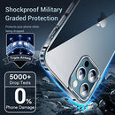 Crystal Clear Case Compatible with iPhone 12/12 Pro, Non-Yellowing Shockproof