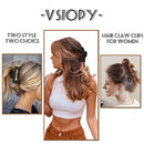 Large Claw Clips For Thick Hair, Big Hair Clip For Thin Hair, Girls' Hair Clips Claw, Neutral