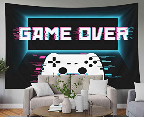 Gaming Wall Tapestry, Modern Controller Realistic Game Wall Art