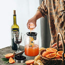 Pitcher, Fruit Infuser Water Pitcher with Removable Lid, High Heat Resistance  Pitcher