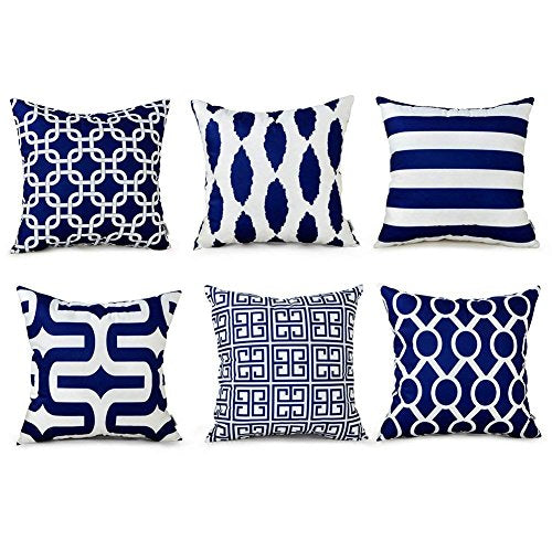 Decorative Pillow Cover Set Soft Microfiber Outdoor Cushion Covers 20 X 20