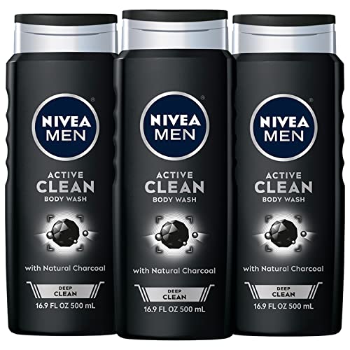 NIVEA MEN DEEP Active Clean Charcoal Body Wash