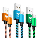 Micro USB Cable Aioneus Fast Android Charging Cord 6FT 3Pack Charging Cable