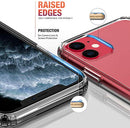 Compatible with iPhone 11 Case, Clear Shock Absorption Bumpers Cases for 6.1 Inch