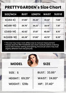 Summer Dress for Women Short Sleeve V Neck Ruffled Floral Swing A-Line Dresses