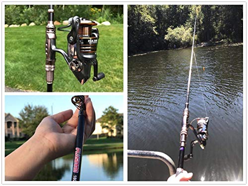 Fishing Rod and Reel Combos Carbon Fiber Telescopic Fishing Rod