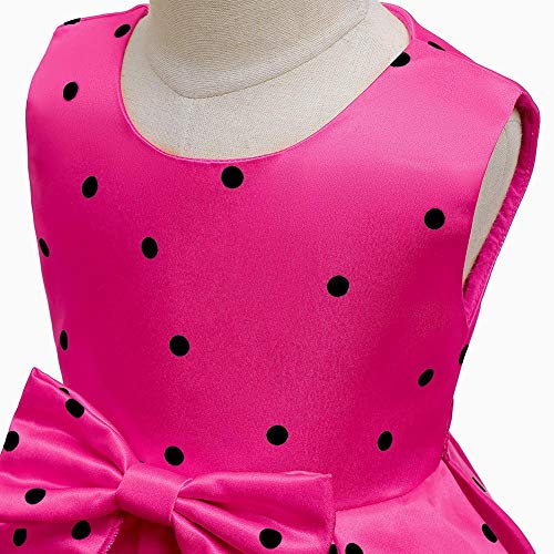 Girls Polka Dot Halloween Christmas Princess Party Cosplay Pageant Fancy Costume