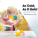 Reusable Ice Cubes For Drinks - Quick And Easy To Use  Storage Container