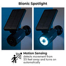 Bionic Spotlight by Bell+Howell LED Solar Lights Solar-Powered Spot Light