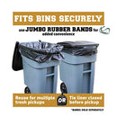 Plasticplace 65 Gallon Trash Bags │ 1.5 Mil │ Black Heavy Duty Garbage Can Liners │ 50” x 48” (50 Count)