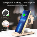 3 in 1 Wireless Charging Station Compatible for Apple Products Multiple Devices