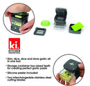 Kitchen Innovations Garlic-A-Peel Garlic Press, Crusher, Cutter, Mincer, and Storage