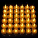 LED Candles [24 Pack] Lasts 2X Longer, Realistic Tea Lights Candles, LED Tealight Candles